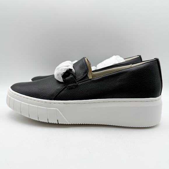 Naturalizer Womens Daphne Sneakers US 12M EU 43 Black Leather Slip on Casual NIB - Picture 8 of 13